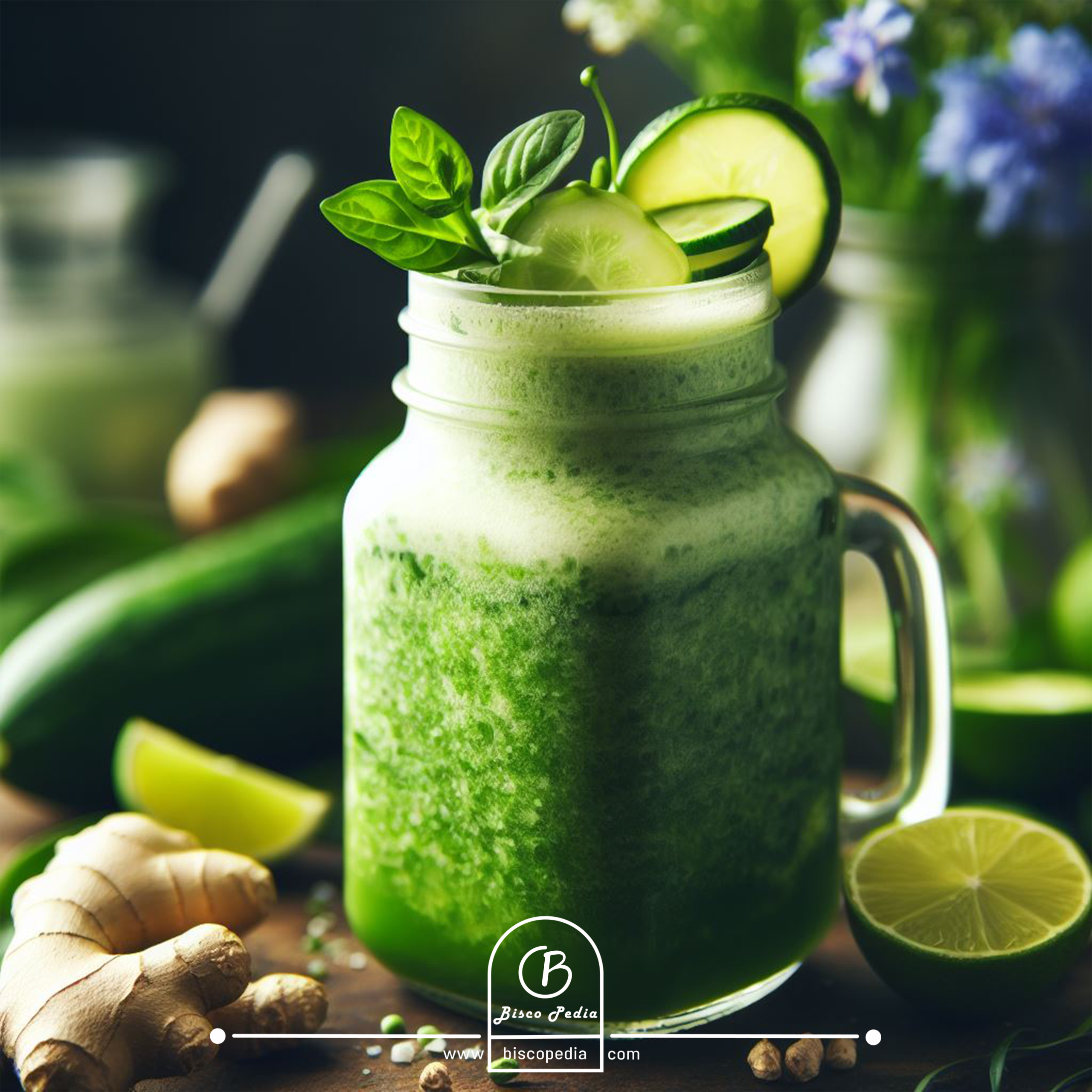 خواص اسموتی اسفناج و زنجبیل
