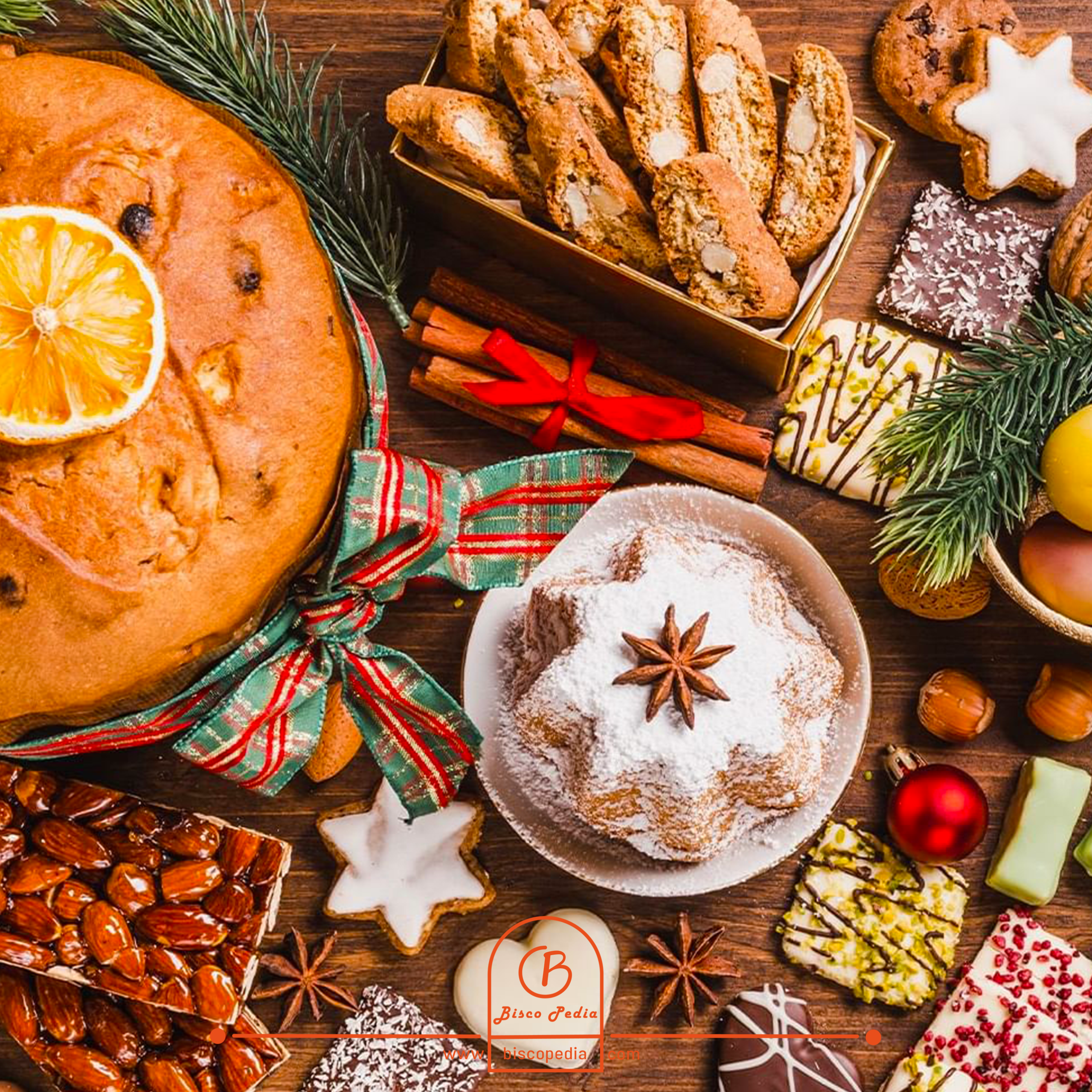 انواع کیک و شیرینی کریسمس جذاب