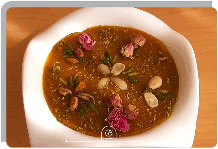 طرز تهیه کاچی زعفرانی