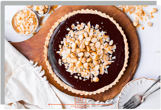 تارت شکلات نارگیل