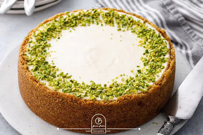 طرز تهیه چیز کیک پسته ای