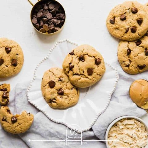 طرز تهیه کوکی‌های پروتئینی شکلات و کره‌ی بادام‌زمینی