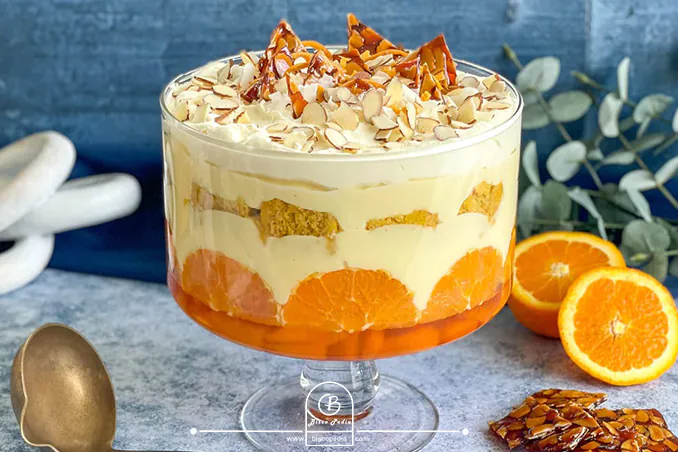 طرز تهیه ترایفل پرتقال؛ لایه لایه و خوشمزه